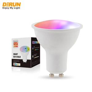 Gu10 thông minh ánh sáng tại chỗ bóng đèn Tương thích với Alexa Google nhà SmartThings 5 Wát Wifi <span class=keywords><strong>LED</strong></span> ánh sáng theo dõi bóng đèn thay đổi màu sắc ánh sáng - Product Image 1