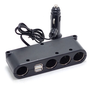 2.1A USB高速充電器多機能車用充電器シガレットライターソケットスプリッター携帯電話タブレットDVR & MP3 12-24V電圧 - Product Image 5
