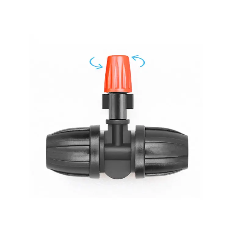 Mini conector de montagem de fita gotejadora, mini válvula/fita gotejada em plástico, pp, alta qualidade, 2021, venda quente