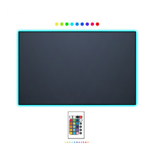 TOPMEIJIA 2,35: 1 Pantalla de proyección de marco fijo de bisel Delgado 4K de 92 pulgadas ~ 200 pulgadas con luz LED Pantalla de proyector Alr de tiro largo - Product Image 2