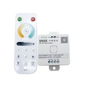 Музыкальный светодиодный контроллер SP637E SPI CCT, групповое управление, поддержка SPI TTL IC чип, Светодиодная лента WS2811 UCS1903 TM1804 TM1812 RF пульт дистанционного управления - Product Image 2