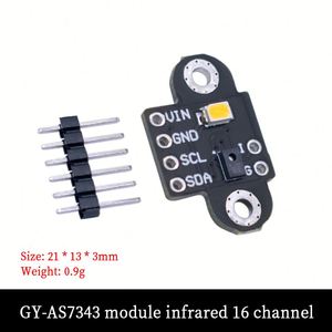 センサーモジュールAS7341 AS7343可視赤外線カラー分光計送信GY-AS7262 AS7263 - Product Image 5