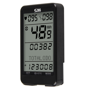 Sunding <strong>Wireless</strong> Bike <strong>Computer</strong> Heart Rate Monitor Bicycle Speedometer <strong>Cycling</strong> Odometer <strong>Wireless</strong> <strong>Cadence</strong> Sensor Outdoor Rainproof - Product Image 1