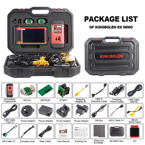 Kingbolen K8 IMMO OBD2 EOBD, todos los sistemas, herramientas de diagnóstico de coche, máquina de programación de llaves, codificación ECU, escáner OBD2 con 24 reinicios - Product Image 2