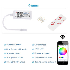 Подключи и играй волшебный свет приложение синий зуб RGB RGBW контроллер - Product Image 3