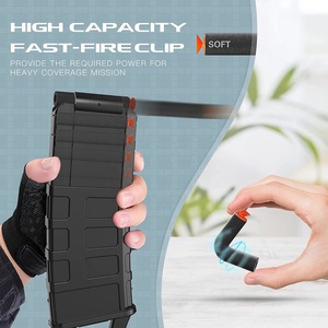 Sıcak satış otomatik yumuşak kurşun oyuncak tabanca, oyuncak makinesi Blaster çekim tabancaları ile 3 motorlu modları, DIY oyuncak köpük Blaster - Product Image 6