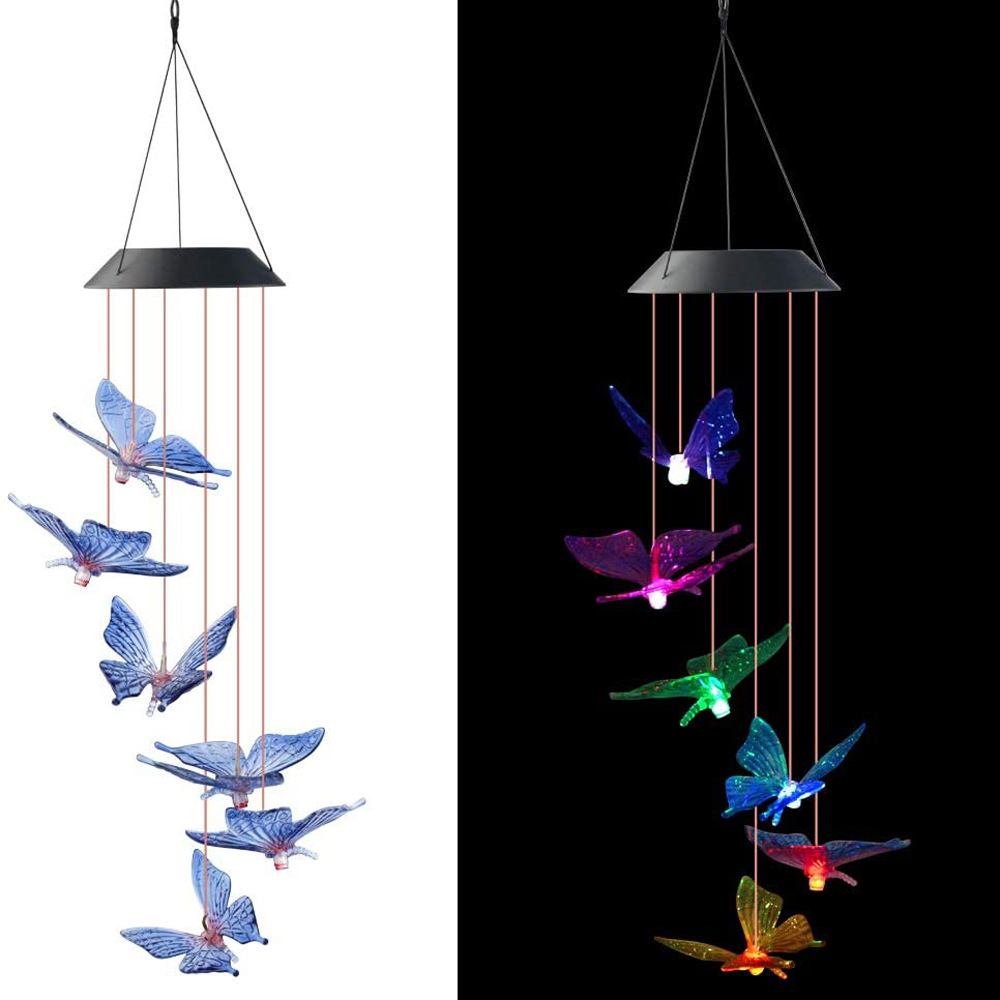 Carillon à vent colibri bleu