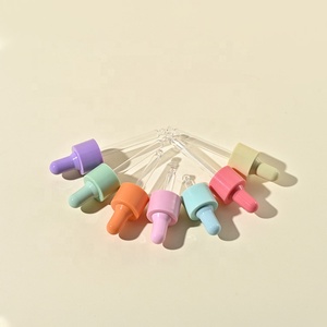 Botella vacía de cristal para reparación de aceite esencial, envase de suero cosmético transparente, para hombro plano, cuentagotas, 5ml, 10ml, 15ml, 20ml, novedad - Product Image 3