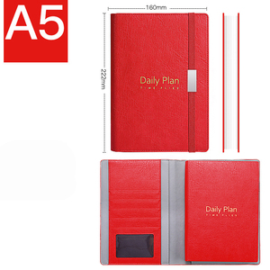 Venta al por mayor, cuaderno de costura con sillín, cuaderno de bloques de silicona con logotipo personalizado, cubierta de encuadernación de hojas sueltas azul marino, cuaderno diario - Product Image 1