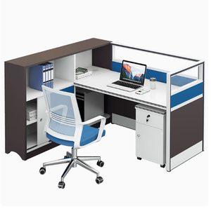 Kunden spezifische gewerbliche Möbel Bildschirm Schreibtisch Büro Partition Workstation Personal 4/6 Sitze Personal Büro Computer Tisch - Product Image 4