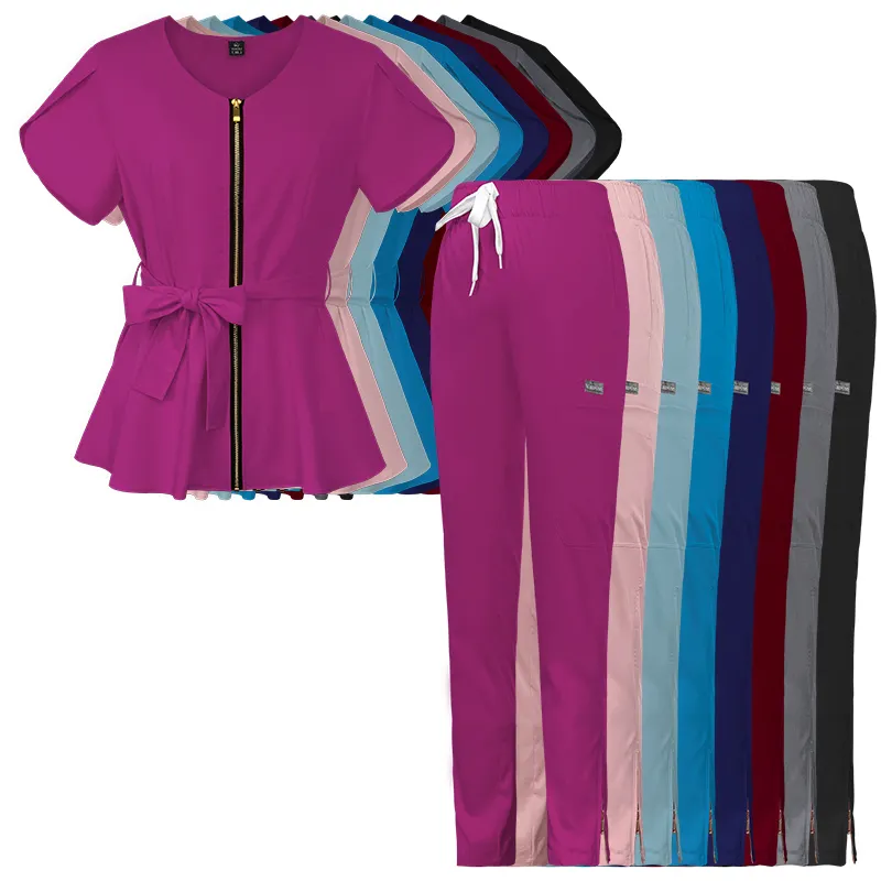 Uniformes de médico personalizados para mujeres, uniformes de Hospital con estilo, OEM, 2022