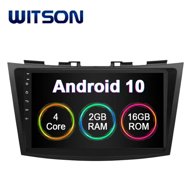 WITSON — lecteur dvd avec gps et radio FLASH, pour SUZUKI SWIFT, Android 10.0, 2 go de RAM, 16 go de stockage, pour modèles 2013, 2014, 2015, 2016
