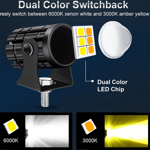 IP67 3000K vàng zdl1 <span class=keywords><strong>mini</strong></span> <span class=keywords><strong>LED</strong></span> đèn sương mù laser cho hệ thống chiếu sáng xe máy Offroad 4x4 - Product Image 3