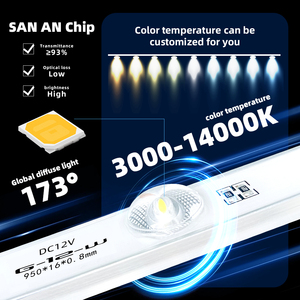 Diguang Ip65 su geçirmez Led şerit aydınlatma çubuğu tek yüz Lightbox diffüz Led üretici şerit ışıkları Lightbox işareti için Led çubuk - Product Image 1