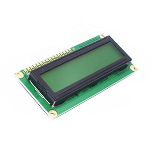LCD1602 LCD 1602 5V 16x2 gelber und grüner Bildschirm mit Hintergrund beleuchtung LCD-Anzeige modul Controller 1602A für Robot Smart Car DIY