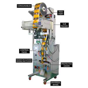 JK automatico funzionale ponderazione a spirale tre lati di tenuta Racking macchina imballatrice - Product Image 5