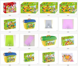 3 + çocuklar building lo yapı taşı büyük parçacık yapı taşı masa + 1088 adet plastik bloklar DIY oyuncaklar 100 + stilleri palo PA030304 - Product Image 5