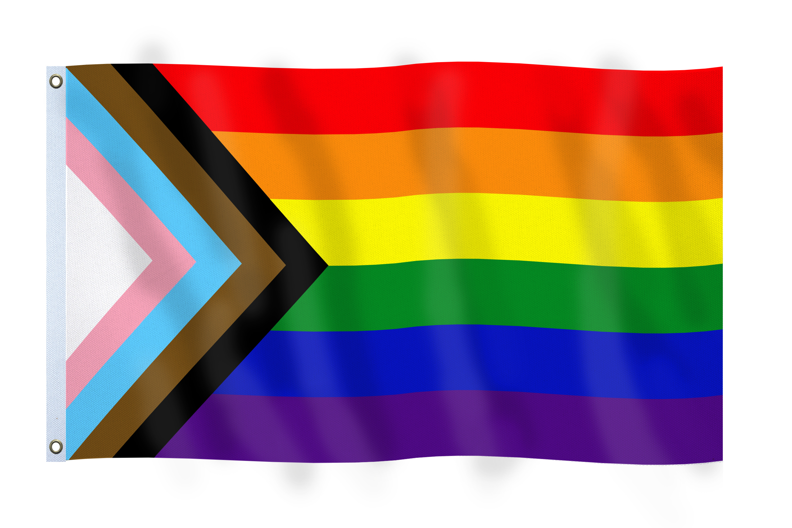 Drapeau de la fierté du progrès
