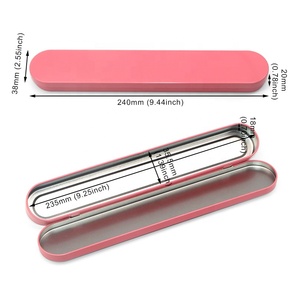 Contenitore porta cosmetici Champagne personalizzato prezzo di fabbrica vuota rettangolo banda stagnata Pedicure scatole per strumenti di bellezza - Product Image 2