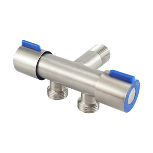 <strong>1</strong> in 2 Outlet Two <strong>Way</strong> Stainless Steel Angle Valve - Product Image 4
