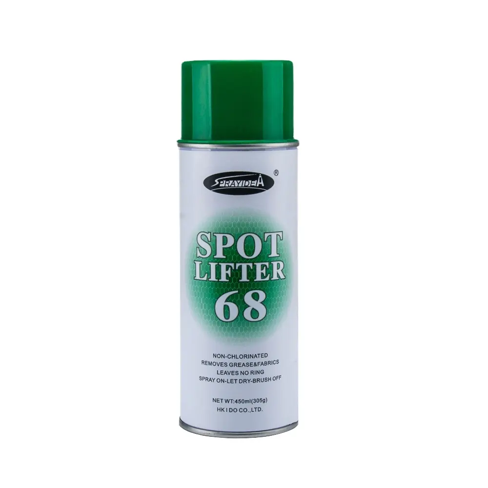 Sprayidea68環境にやさしいファブリックグリースクリーニング洗剤パウダーオイルゴー/リフタースポットアパレル用スプレー洗濯洗剤を使用