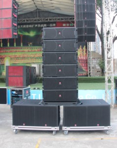 Sistema de sonido de altavoz de audio profesional de 2 vías de rango completo Sistema de anuncio público - Product Image 1