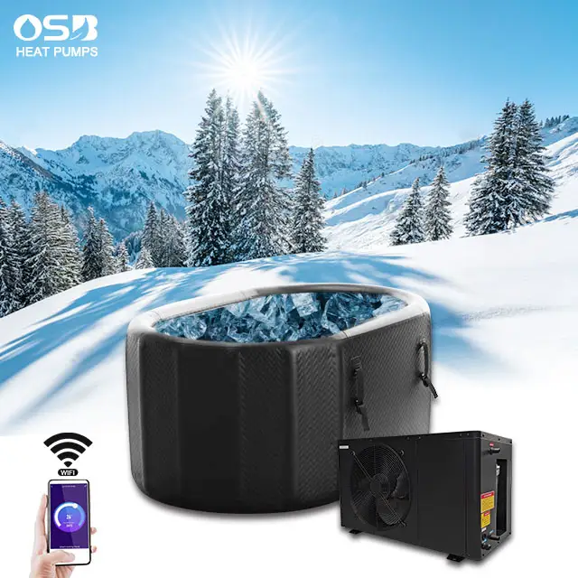 Refrigerador de banho de gelo portátil de uso doméstico Polar para banheira de spa, refrigeração e aquecimento, empresa de refrigeração exclusiva para uso ao ar livre