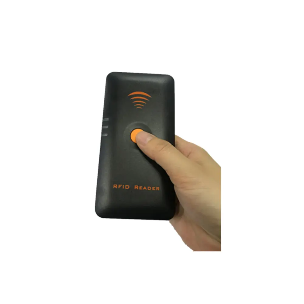 Lettore RFID UHF a denti blu UHF portatile Silion QM100 lettore Rfid UHF a lungo raggio