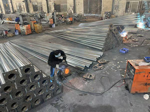 SUNLAMPS 3.5M 4.5M 5.5M 7.5M 9.5M sokak işık sıcak dip galvanizli çelik aydınlatma kutup ODM hizmeti fener direği - Product Image 5