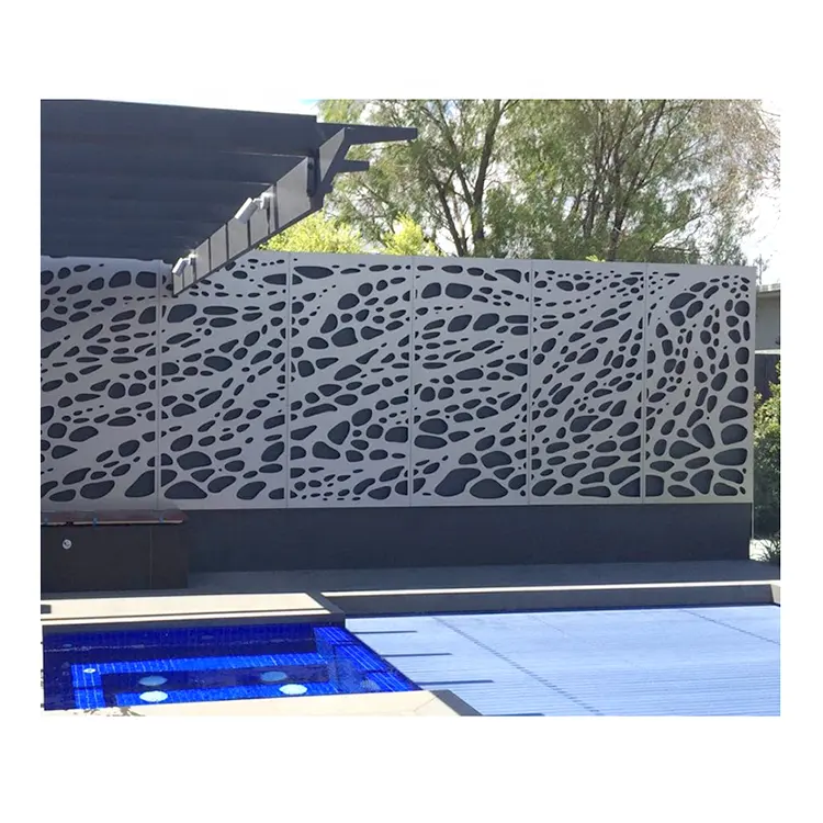 Valla de seguridad personalizada para piscina, cerca de hierro, barandilla de mano, Panel de valla de Metal para jardín