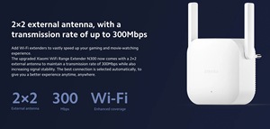 Ucuz Wifi Range Extender N300 harici anten ile gelişmiş Wi-Fi kapsama Mi Wifi Range Extender - Product Image 4