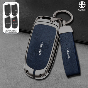 Protector Zinc Alloy <strong>Key</strong> Fob Cover Case for Dodge RT Challenger Charger <strong>Journey</strong> RAM Holder Keyless Shell Keychain Accessories - Product Image 5