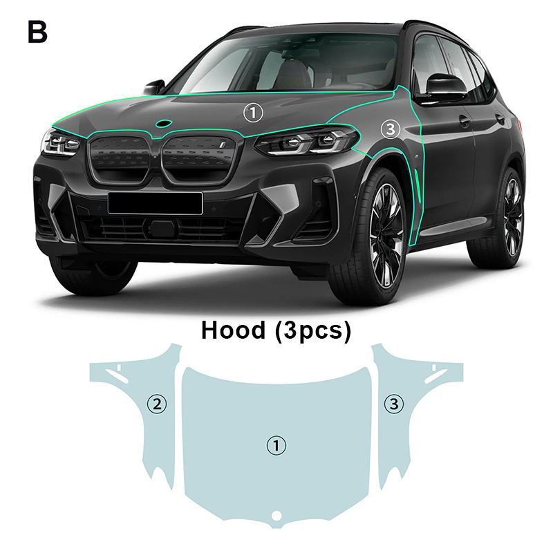 ฝากระโปรงหน้า (3ชิ้น)