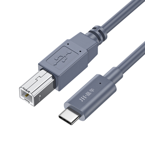 USB C ตัวเชื่อมต่อสายการพิมพ์2.0ตัวผู้กับ B - Product Image 1
