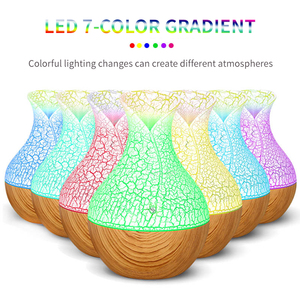 Artisan 130ml yeniden kullanılabilir uçucu yağ difüzör gece lambası hava spreyi enerji verimli crackle-glow vazo nemlendirici için - Product Image 4