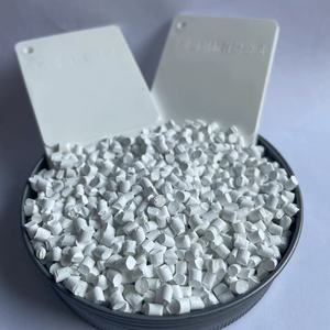 Contenido de Tio2 50% Masterbatch blanco Dióxido de titanio para filamento Pp Pe Pipe Rubber Master Batch
