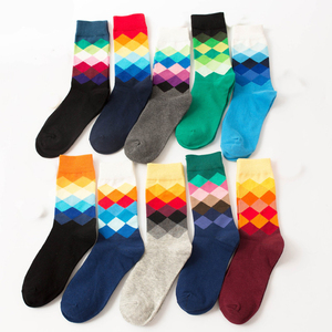 Crew Argyle Bunte Socken Crew Socken Männer Real Life Coding Programmierung Herren Crew Socken