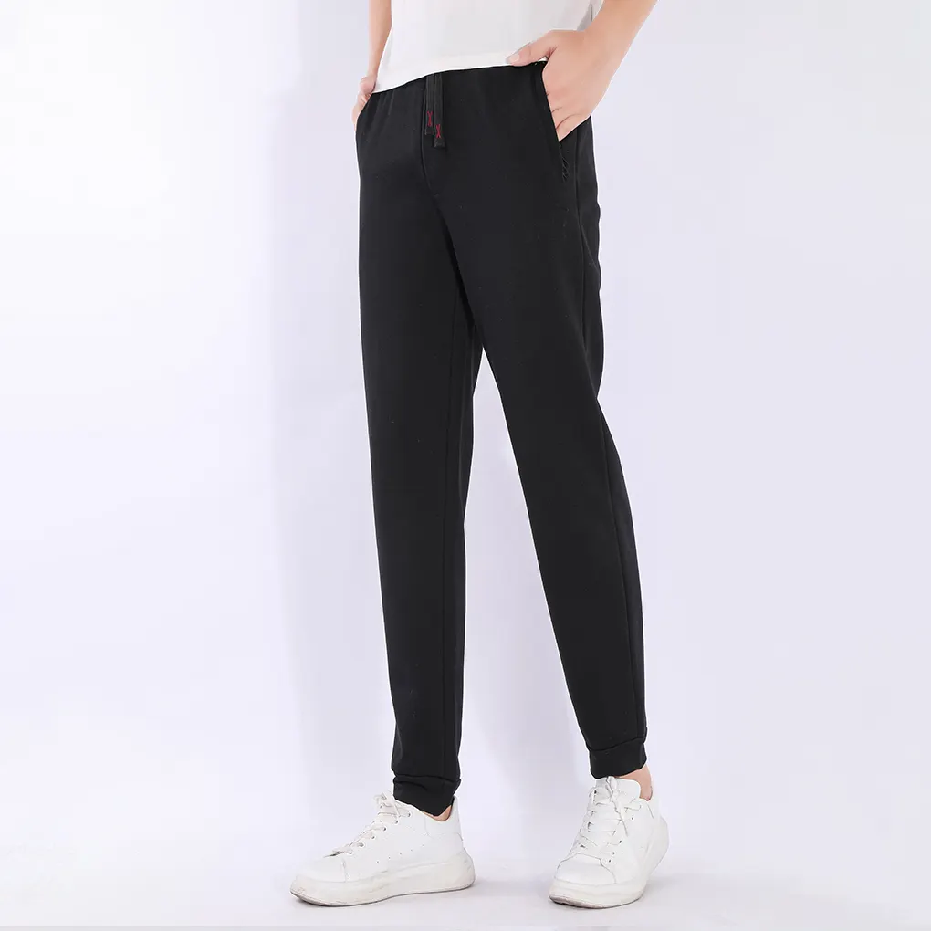2023 Men's Summer Casual Pants Fitness Pants Trousers Combed Cotton 70% Polyester 30% Sports Breathable Pants