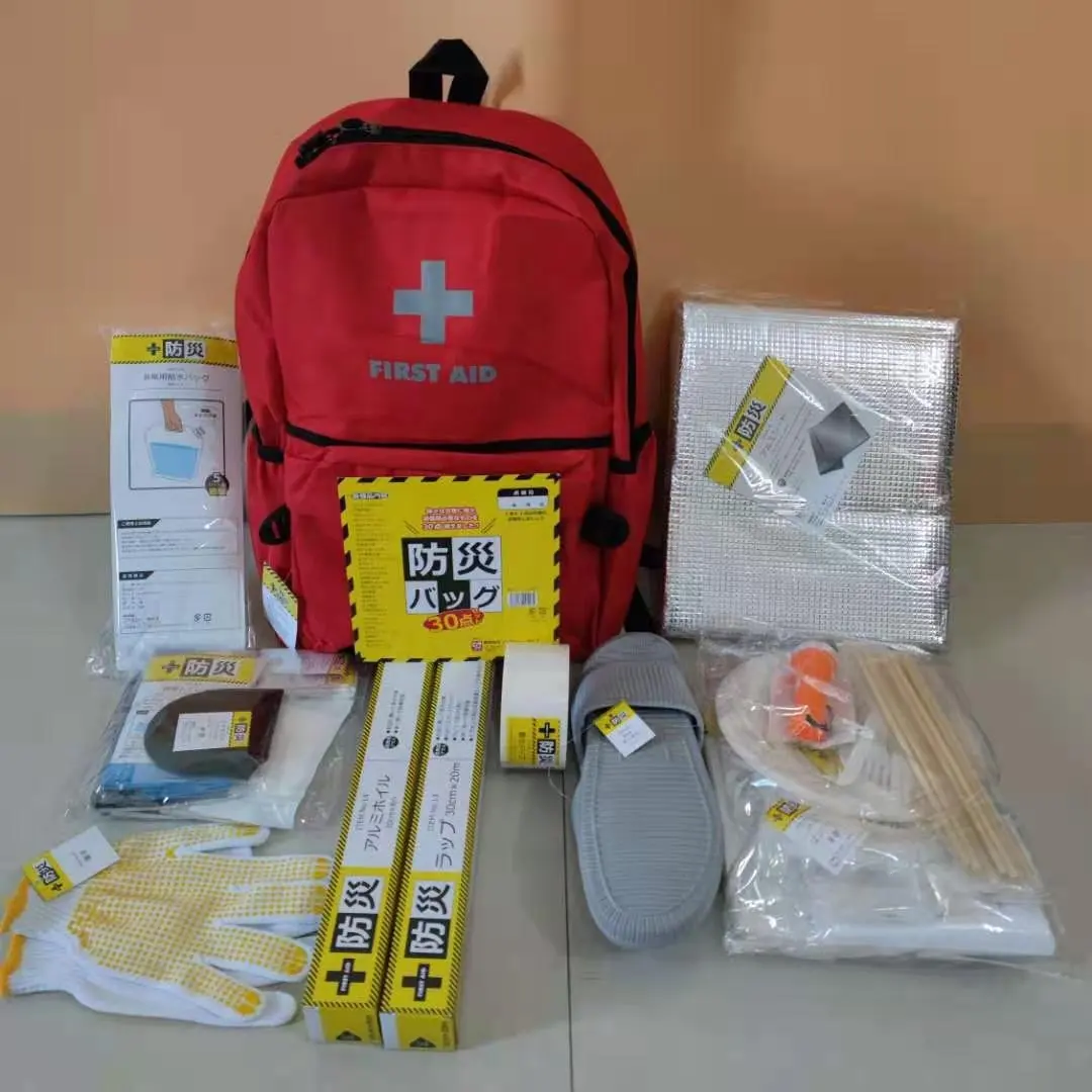 Kit di emergenza di lusso Kit di emergenza portatili per esterni di pronto soccorso per emergenza antisismica con Set di 30 punti