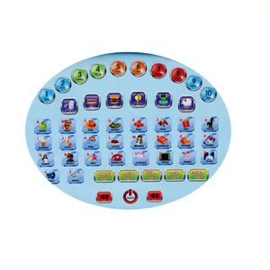 Intelligente Sprach lernmaschine für Kinder Neues Design Busform Lernspiel zeug Kunststoff Material Batterie leistung Lehr funktion - Product Image 4