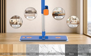 クリーニング用品スクイーズ家庭用レイジーモップ360フラットモップフロア速乾性クリーニングモップ
