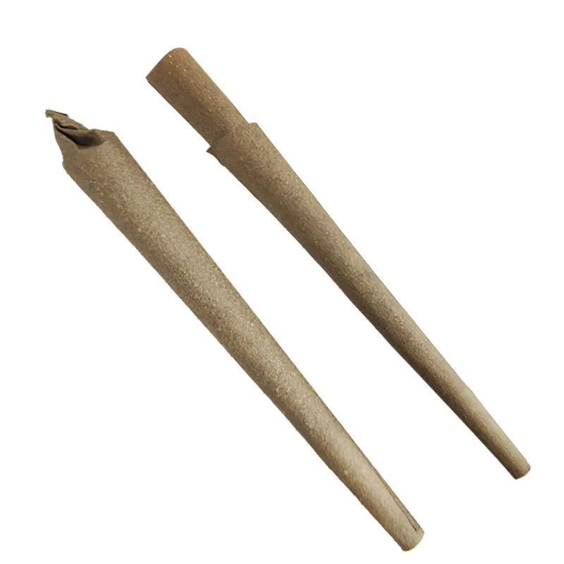 98mm 110mm Pré Orgânico Flavored Charuto Cânhamo Rolando Envolvimento Cone Marrom Blunts Papel com Caixa De Papel