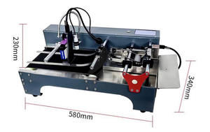 Halbautomati scher Desktop-Tinten strahl drucker Tägliche periodische Codier maschine für die Beutel produktion Chargen nummer Ablaufdatum Seriennummer - Product Image 2