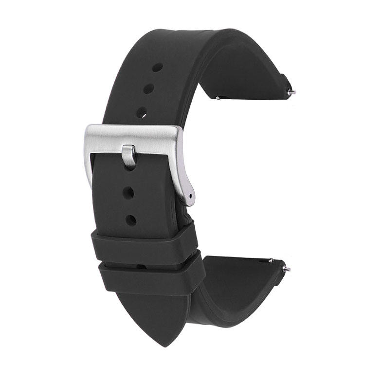 fibbia nera+argento