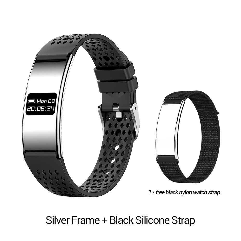 Silicone argenté + noir