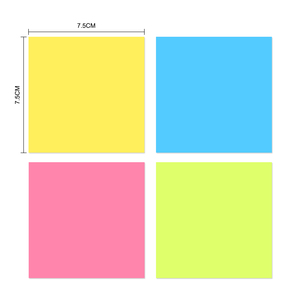 Eagle 9 Pack <strong>Assorted</strong> Colors 3&quot;X3&quot; 400 Sheets <strong>Custom</strong> High Quality Color Sticky <strong>Notes</strong> and Memo <strong>Pads</strong> Printing - Product Image 2