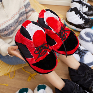 Sandal kets untuk Pria & Wanita, sandal Trainer trendi dalam ruangan luar ruangan mewah hangat - Product Image 6