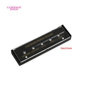 Chất Lượng Cao Hộp Đen 4CS Kim Cương Đại Lý Công Cụ Cubic Zircon Hình Dạng Cắt Carat Trọng Lượng Màu Sắc Lớp Kim Cương Thạc Sĩ Bộ Đá - Product Image 4