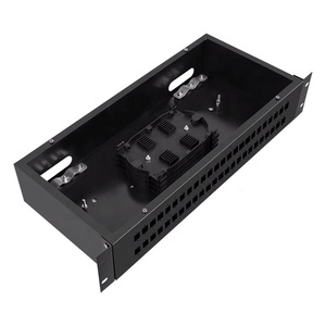 Tipo fijo ODF 2U 48 puertos Marco de distribución de fibra óptica Panel de conexión de fibra cargado con adaptador FC - Product Image 5