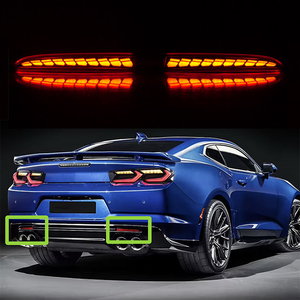 New <strong>LED</strong> Rear Bumper Reflector Light Dynamic Turn Signal Tail <strong>Lamps</strong> for Chevrolet Camaro Cadillac ATS Pontiac <strong>G8</strong> Traverse Brake - Product Image 6